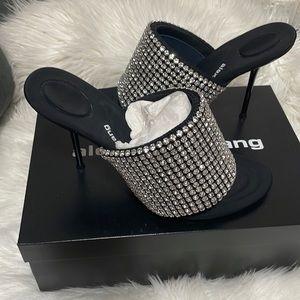Alexander Wang Sienna Crystal Slide Sandal